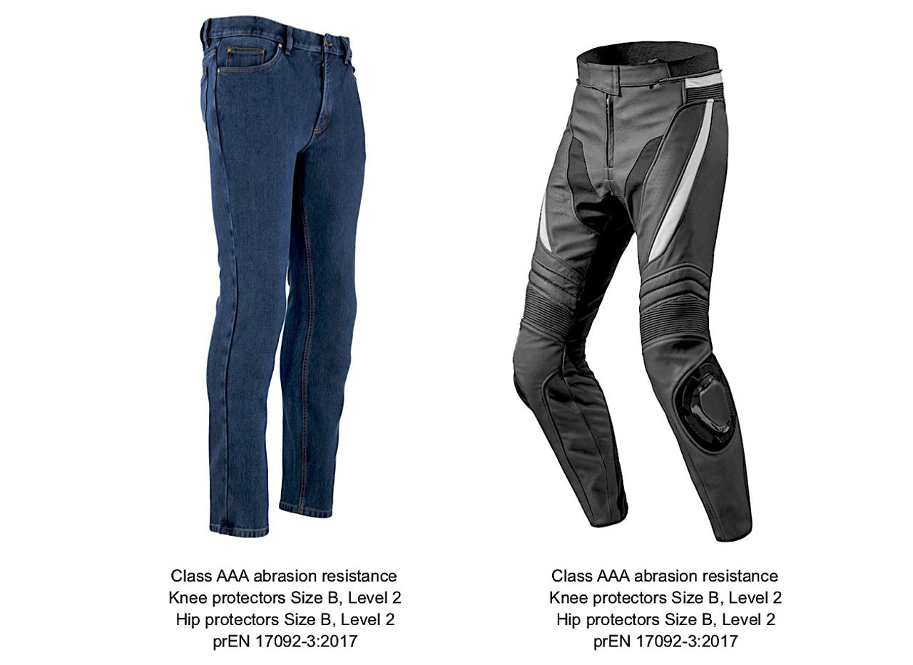 Motorcycle Jeans | DYNS STRADA RACING Biker Pants With Armalith DYNS